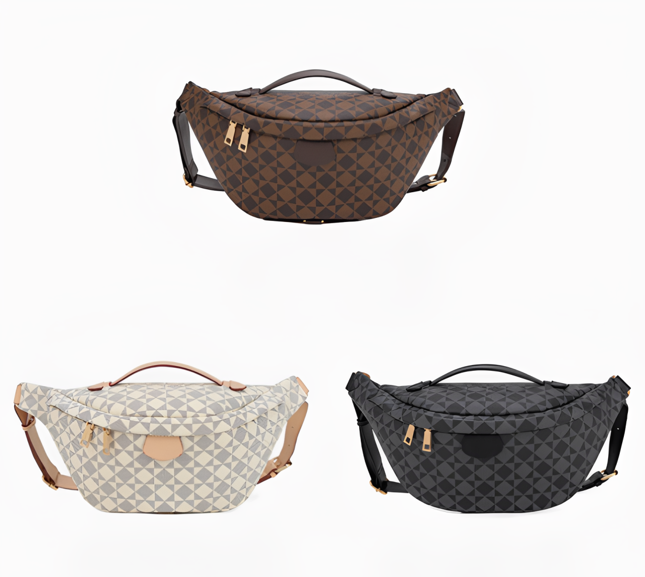 Marsupio urbano geometrico | Borsa casual unisex