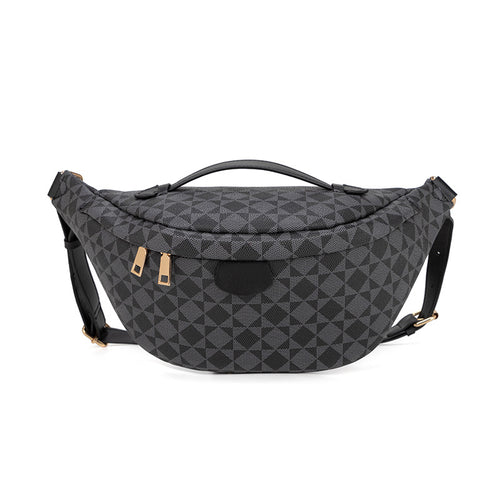 Marsupio urbano geometrico | Borsa casual unisex